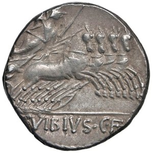 Roman coins Republic - Vibia - C. Vibius C. F. Pansa - Denarius (90 BC) H...