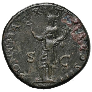 Roman Empire Coins - Hadrian (117–138) Sestertius - Laureate Bust to the right....