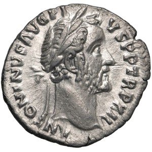 Roman Empire Coins - Antoninus Pius (138–161) Denarius - Laureate Head ...