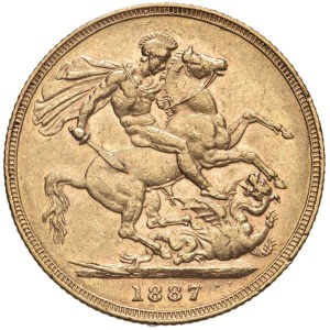 Foreign coins - AUSTRALIA Victoria (1837-1901) Pound 1887 M - KM 7...