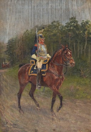Felix FRANIĆ (1871-1937), Kirasjer na koniu