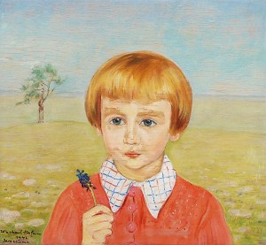 Wlastimil HOFMAN (1881-1970), Portret chłopczyka, 1942