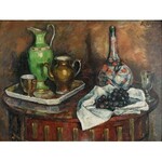 Roman KRAMSZTYK (1885-1942), Martwa natura [Martwa natura z winogronami], ok. 1912
