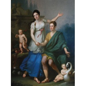 John Baptist LAMPI the Younger (1775-1837) - attributed, Portrait of Ferdinand Higersberger with his wife Anna, née Maslowska