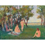 Włodzimierz DMYTRYSZYN (1905-1992), Śniadanie na trawie
