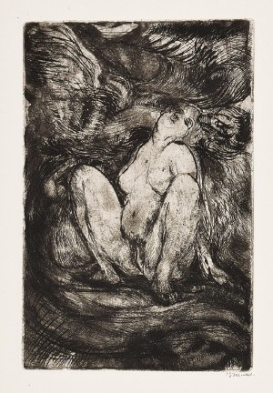 Konstanty BRANDEL (1880-1970), Érotique - Olga de Naples [Erotyk, Olga z Neapolu], 1925