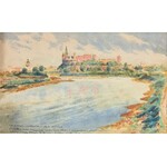 Stanisław Ignacy Poraj FABIJAŃSKI (1865-1947), Widok na Wawel, 1940