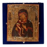 Russian Icon depicting the Mother of God Feodorovskaya - 18th century