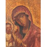 Icon depicting the Mother of God of Tikhvin - Veneto-Cretan school, 17th century