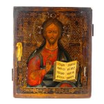 Russian Icon depicting Christ Pantocrator - Late 19th century