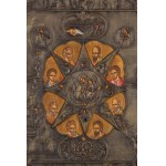 Russian Icon Depicting the Mother of God of the Burning Bush with a Riza - second half of the 19th century