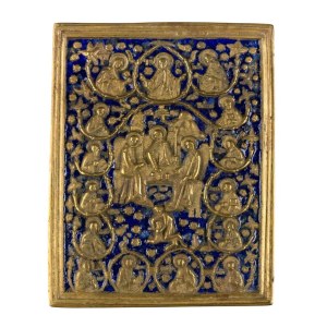 Travel icon depicting an expanded Deesis - 19th century