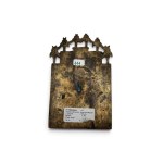 Travel icon depicting Saint Nicholas of Myra - 19th century