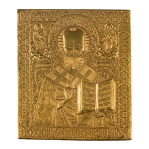 Icon depicting Saint Nicholas of Myra - 19th century