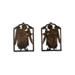 Pair of icons depicting the Archangels Gabriel and Michael - 18th century