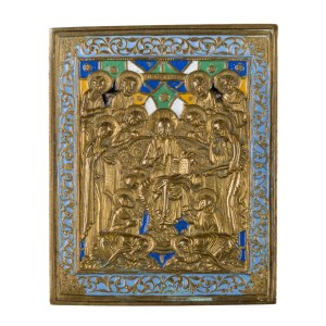 Travel icon depicting an expanded Deesis - Early 20th century