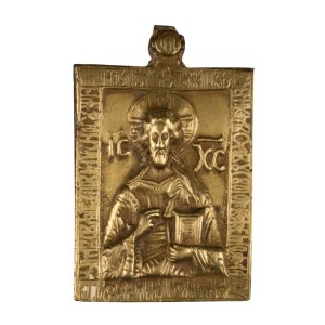 Travel icon depicting Christ Pantocrator - 18th century
