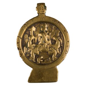 Pectoral icon depicting the allegory of the Trinity - 19th century