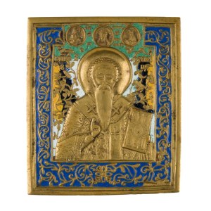 Travel icon depicting Saint Antipa - 19th century