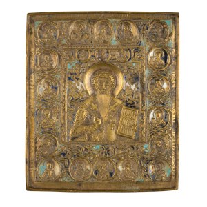 Travel icon depicting Saint Antipas - 19th century