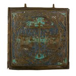 Travel triptych depicting the Deesis - 19th century
