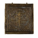Travel triptych depicting the Deesis - 19th century