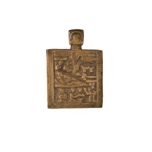 Pectoral icon depicting the Nativity - 19th century