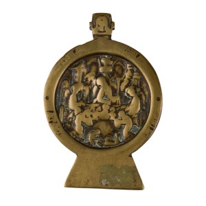 Pectoral icon depicting the allegory of the Trinity - 19th century