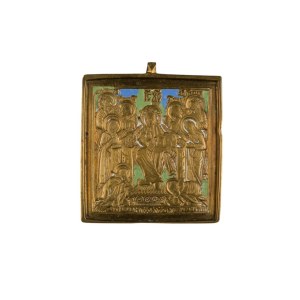 Travel icon depicting the expanded Deesis - 19th century