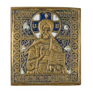 Travel icon depicting Christ Pantocrator - 19th century