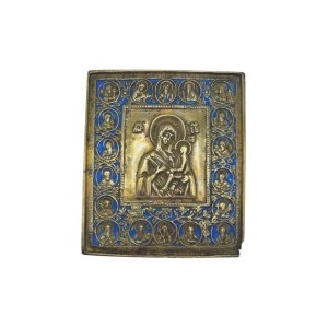 Icon depicting the Virgin of Smolensk - 19th century
