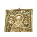 Travel icon depicting Saint Nicholas of Myra - 19th century