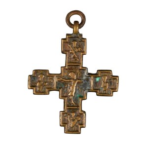 Pectoral cross depicting the Crucifixion. - 18th century