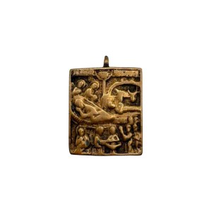 Pectoral icon depicting the Nativity - 18th century