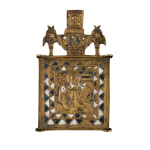 Leaf of a triptych depicting Saint Parasceva - 19th century