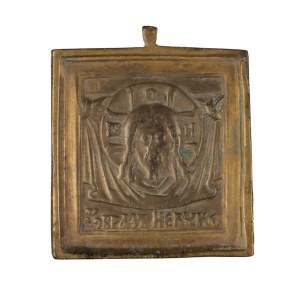 Pectoral icon depicting the Mandylion of Edessa - 19th century