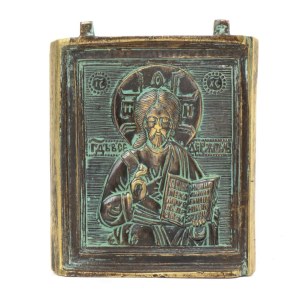 Travel icon depicting Christ Pantocrator - 19th century