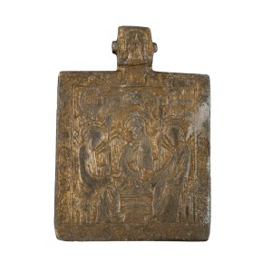 Pectoral icon depicting the allegory of the Trinity - 18th century