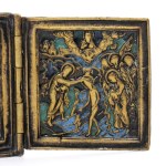 Travel triptych depicting the Feasts - 19th century