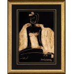 Joanna Sarapata, Ballerina in a Golden Dress—with Gold Flakes, 2026