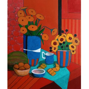 Michał Ostaniewicz, Still Life with a Croissant, 2026