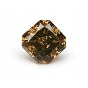 DIAMANT NATUREL DE COULEUR 0,25 ct | PURETÉ : P1 | TAILLE : RADIANT Estimation officielle de l'expert : 1 661 USD (environ 6 300 PLN TTC)