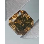 DIAMANT NATUREL DE COULEUR 0,25 ct | PURETÉ : P1 | TAILLE : RADIANT Estimation officielle de l'expert : 1 661 USD (environ 6 300 PLN TTC)