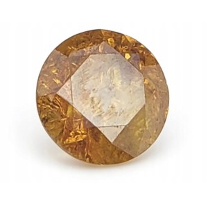DIAMANT NATUREL DE COULEUR 0,51 ct | PURETÉ : P3 | TAILLE : RONDE Estimation officielle de l'expert : 1 697 USD (environ 6 300 PLN TTC)