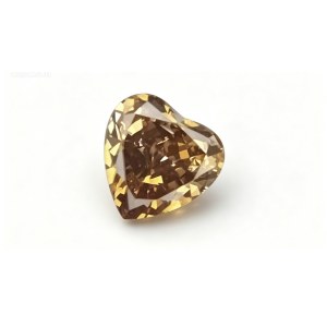 NATURAL COLORED DIAMOND 0.22 CT | CLARITY: SI2 | CUT: HEART Official appraiser's valuation: 1,845 USD (approx. 7,000 PLN gross)