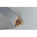 NATURAL COLORED DIAMOND 0.22 CT | CLARITY: SI2 | CUT: HEART Official appraiser's valuation: 1,845 USD (approx. 7,000 PLN gross)