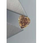 NATURAL COLORED DIAMOND 0.22 CT | CLARITY: SI2 | CUT: HEART Official appraiser's valuation: 1,845 USD (approx. 7,000 PLN gross)