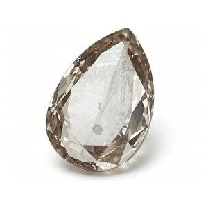 DIAMANT NATUREL DE COULEUR 0,25 ct | PURETÉ : P1 | TAILLE : EN LARME Estimation officielle de l'expert : 1 476 USD (environ 5 700 PLN TTC)