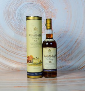 Whisky - Macallan 1984 18 years old. Single Highland Malt ...