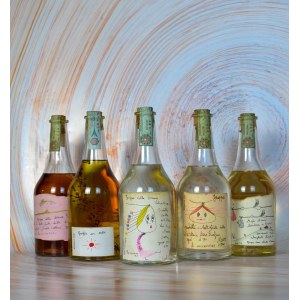 Grappa - Romano Levi, Grappe dipinte a mano, Selezione. Pi...